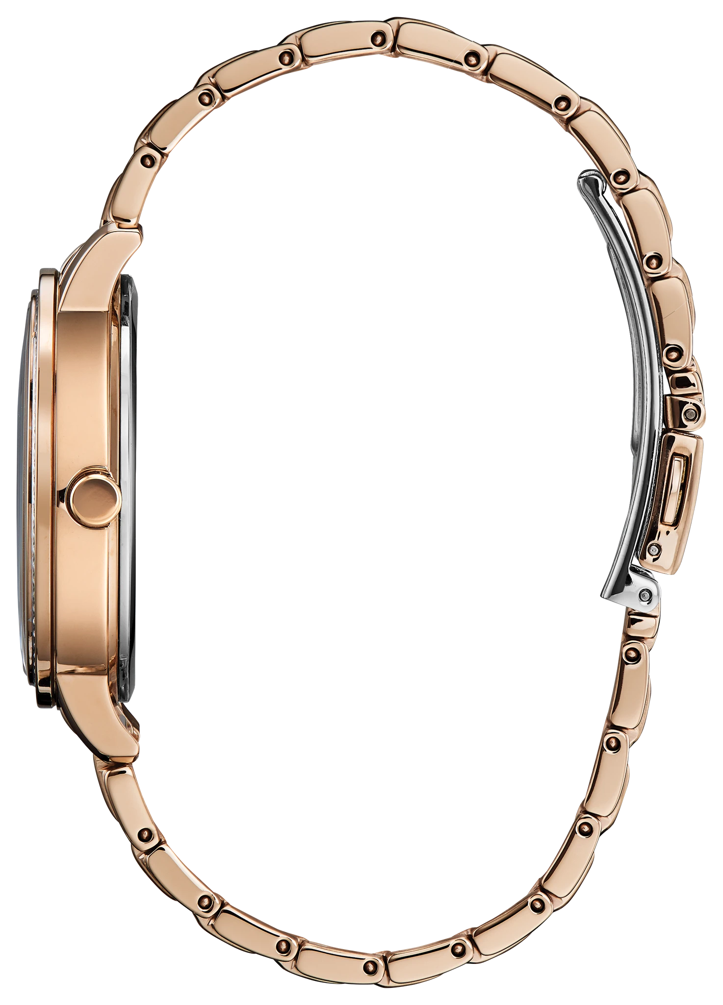 Citizen Silhouette Crystal Eco-Drive Rose Gold Watch | CITIZEN